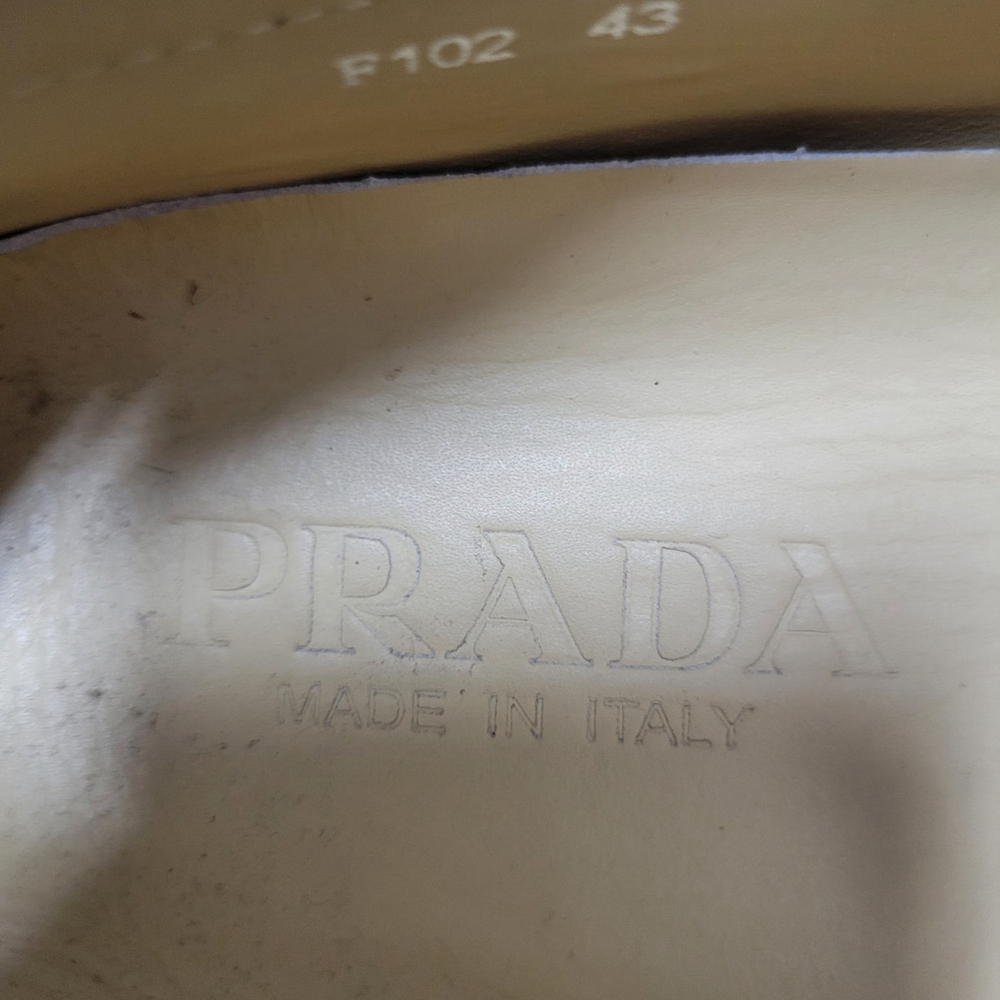 PRADA DRIVER Brown Loafers Style F102 Size 43EU 10US Men's - Picture 9 of 9
